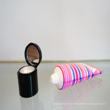 Nouvelle conception PAC avec miroir pour l’emballage cosmétique maquillage